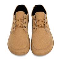 Barfußschuhe Business Herren Damen Zero Drop Breiter Zehenbereich Synthetisches Wildleder für Business Casual Freitage Bürokleidung