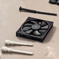 Ventilateur de refroidissement pour boîtier PC 8/9/12/14CM, coussin anti-vibration, réduction du bruit, joint en caoutchouc silicone absorbant les chocs