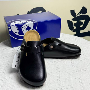 Vente en gros de chaussures Birken confortables, respirantes et légères en stock, pantoufles pour hommes et femmes, <span class=keywords><strong>sabots</strong></span> en cuir véritable - Product Image 1