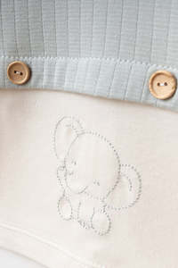 <span class=keywords><strong>Set</strong></span> di 10 Pezzi per Neonati con Motivo Elefantino, Abbigliamento Ospedaliero 100% Cotone, Estivo Casual Unisex - Product Image 5