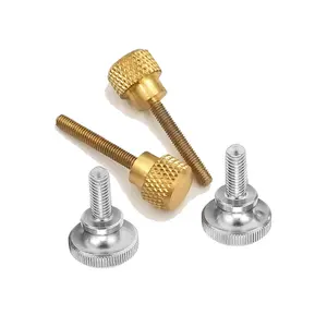 Trung quốc nhà máy din 653, m3 m4 m6 m5 m6 m8 thép không gỉ carbon thép anodized có khía brass ngón tay cái vít có khía ngón tay cái vít/