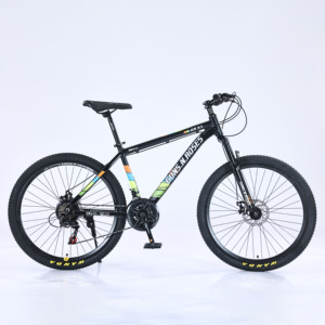 Bicicleta de Montaña Unisex de 24 Pulgadas, Colores Modernos para Viajes por Carreteras Panorámicas y Entrenamientos Diarios al Aire Libre - Product Image 1