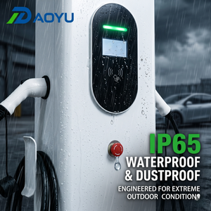 Smart Pedestal Dual Gun EV Charger 22kW*2 11kW*2 7kW*2 OCPP 1.6J APP Control Station for Community & Apartment Billing - Product Image 2