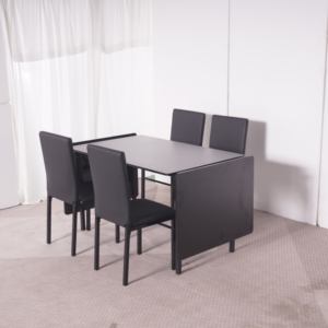 World's Best Table de <span class=keywords><strong>salle</strong></span> <span class=keywords><strong>à</strong></span> <span class=keywords><strong>manger</strong></span> pliante <span class=keywords><strong>à</strong></span> pieds en métal extensible par Polish Designer Fast Table avec un design simple pour le confort et le style - Product Image 5
