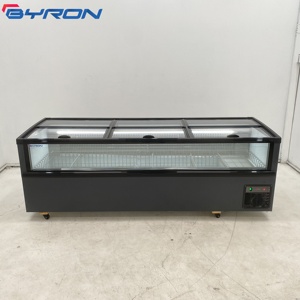 Commercial Large-capacity Combination Island Cabinet Island-style Sliding Glass Door Freezer Equipment SD Glass Door Island - Product Image 2