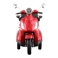 Scooter électrique à trois roues pratique et stable, 60V, batterie au plomb-acide 30AH, moteur sans balais, télécommande, capacité de charge de 150 kg - VIGOROUS