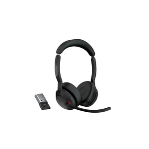 หูฟัง Jabra Evolve2 55 MS สำหรับฝ่ายบริการลูกค้า ศูนย์บริการหลังการขาย ระบบตัดเสียงรบกวนแบบแอคทีฟ เสียงระดับสตูดิโอ ควบคุมด้วยระบบสัมผัส - Product Image 1