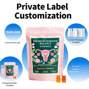 Gummies probiotiques pour femmes pour la santé vaginale et l'équilibre du pH, fabricant de compléments sous marque privée, MOQ flexible, certifié cGMP COA - Product Image 2