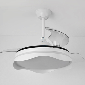 Y252พัดลมเพดานขนาด42นิ้วที่ทันสมัยพร้อมไฟ LED รีโมทคอนโทรล110/220V ดีไซน์เนอร์สำหรับห้องนอน - Product Image 4