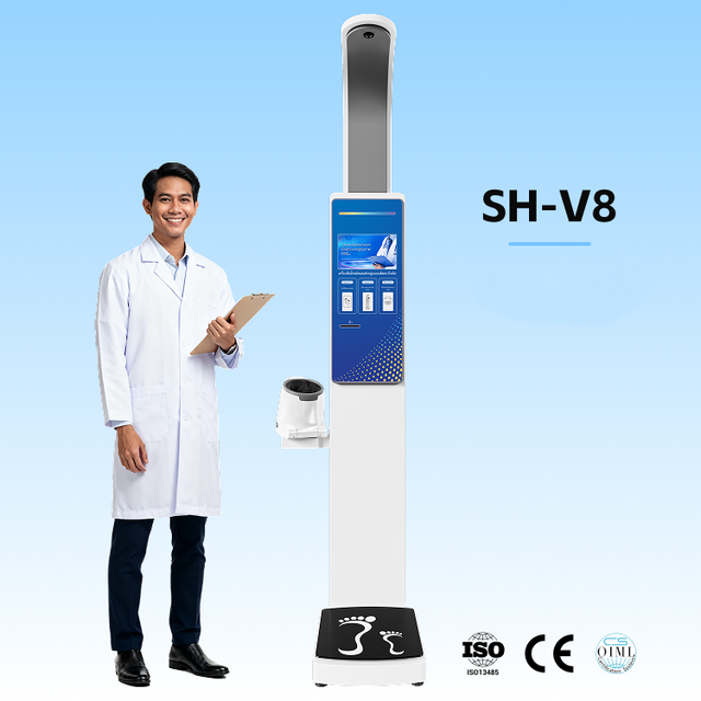 Ultrasonic Height and Weight Machine Health Check Kiosk for Pharmacy Blood Pressure Machine Digital