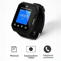 Système d'appel de serveur de téléavertisseur de montre de restaurant sans fil léger et compact Jumelage rapide pour une utilisation immédiate par les serveurs