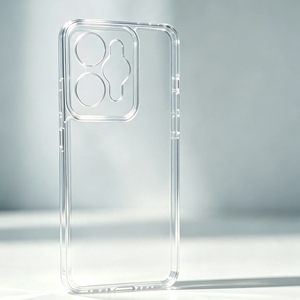 Funda Transparente de TPU para <span class=keywords><strong>Samsung</strong></span> Galaxy Serie A, Recorte de Precisión para Triple Lente Vertical, Borde Recto, Cubierta Delgada, de Fábrica - Product Image 1