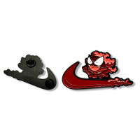 Épingle en émail dur en gros Épinglette personnalisée Anime Épingle de revers personnalisée en métal émaillé souple Machine DIY Logo Badges en or