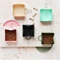 Bols et mangeoires pliables pour animaux de compagnie, bols de nourriture d'eau portables pour chiens et chats