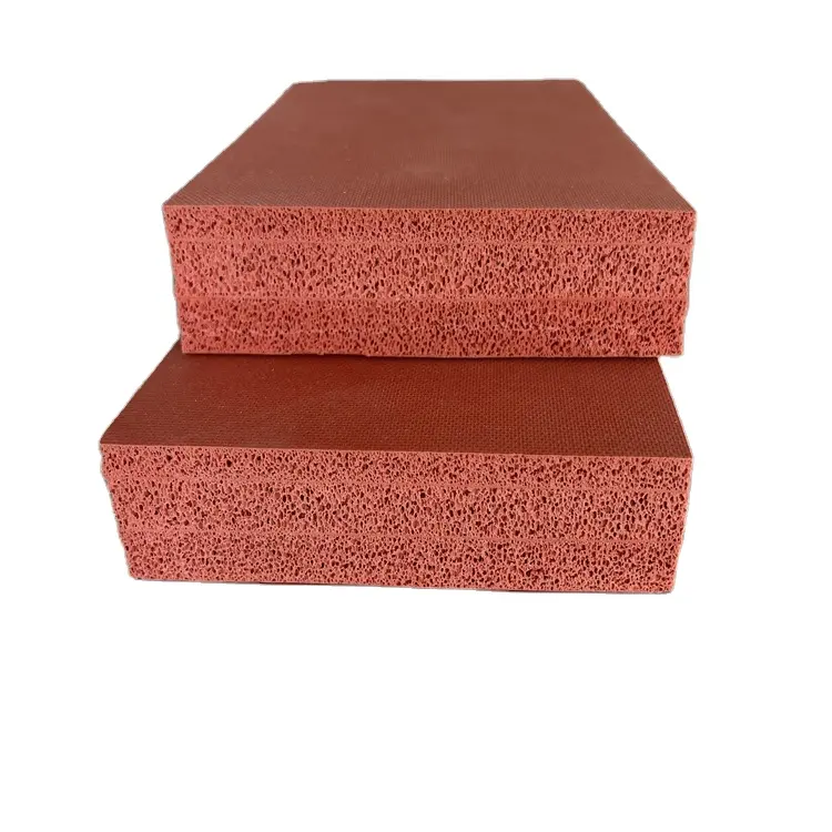 Extremely hard and heat resistantSilicone Rubber Foam Sheet Cushion Sponge Pad Mat 1000*1000*1.5-50mm