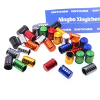 Capuchons de valve de pneu en aluminium avec couvercles anti-poussière en plastique intégrés pour voitures, camions, motos, VUS et vélos