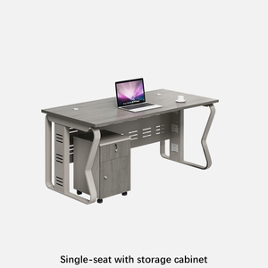 Ce chứng nhận sinh thái thân thiện Hiện Đại Văn phòng bàn bền bốn-người phân vùng lưu trữ tủ máy tính thương mại Bàn - Product Image 5