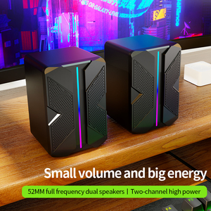 Amz Hot Bán <span class=keywords><strong>USB</strong></span> 2.0 52Mm Điều Khiển Có Dây Loa Chơi Game Đầy Màu Sắc Hơi Thở Chiếu Sáng Với Tủ Nhựa Đối Với Trang Chủ Đảng - Product Image 6