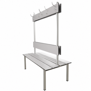 <span class=keywords><strong>Appendiabiti</strong></span> Moderno in Ferro Resistente <span class=keywords><strong>con</strong></span> 6 Ganci e 1 Ripiano, Impermeabile e Antiruggine, da Parete per Soggiorno o Hotel - Product Image 1