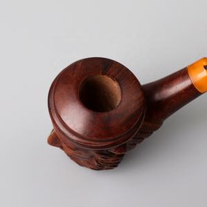 Pipe à tabac en bois faite à la main en forme de vieil homme avec embout buccal - Product Image 4