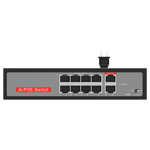 Cost-effective FL-FF0802P-LX 10-Port Fast Ethernet <b>PoE</b> <b>Switch</b> 8 <b>PoE</b> Ports 120W IEEE802.3af/at 10/100Mbps for IP Camera CCTV NVR - Product Image 2