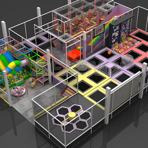 Parque <span class=keywords><strong>infantil</strong></span> multifunción interior, gran área de juegos, piscina interior de espuma, parque de trampolines para niños, campo - Product Image 1