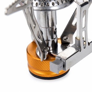 Réchaud à gaz miniature en acier inoxydable personnalisé avec logo, 1 pièce, pour activités de plein air - pour le camping, la randonnée, le trekking et l'escalade - Product Image 2