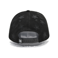Casquette de baseball en velours avec cadre à 5 panneaux avec logo personnalisé OEM