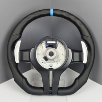 Volant en cuir pour voiture BMW M3 M4 M5 M6 F30 F10 F15 F36 F01 F20 F22 F25 F31 F32 E70 E71 E90 E91 E92 X1 X2 X3 X4 X5 X6