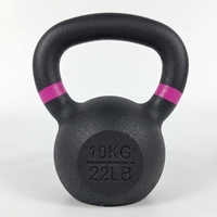 Kettlebell en vinyle coloré de 4 kg avec poignée lisse et confortable pour femmes et sportifs de kettlebell – Livraison rapide en gros