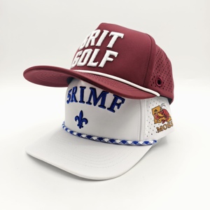 Gorra de Golf Impermeable de 5 Paneles de la Colección Premium, Logotipo Bordado Personalizado, MOQ Bajo, Acabado Sin Costuras, Transpirable - Product Image 2