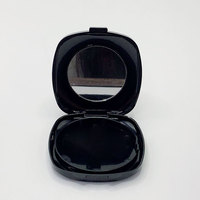 Boîte à poudre ultra-fine en plastique PP, emballage cosmétique pour poudre, boîte vide, boîtes personnalisées, forme ronde, revêtement UV