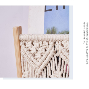 Nouveau porte-revues en macramé de l'Inde Bohème décoratif <span class=keywords><strong>livre</strong></span> et porte-revues format corde suspendue - Product Image 5