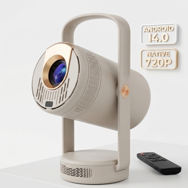 Eye-Friendly Mode Portable 4K Projector Blue Light Filter Technology Reduced Fatigue for Long Time Watching Kids Anime