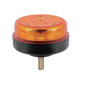 IP67 Wasserdichte Einbolzen-Montage 12-24V LED Bernsteinfarbenes Warnlicht Bernsteinfarbene Notfall-Stroboskop-Warnleuchte für Traktoren