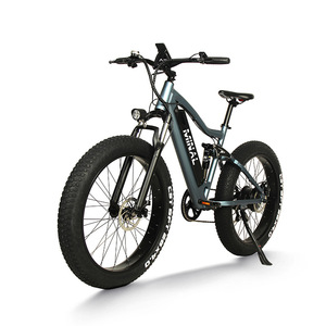 Bicicleta Eléctrica de Montaña de 48V 10.4AH con Suspensión Completa, Cuadro de Aleación de Aluminio, Frenos de Disco Dobles, Neumáticos Gruesos de 26*4 Pulgadas - Product Image 3