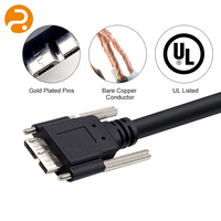 Câble de charge étanche micro-USB à verrouillage pour faisceau de câblage industriel multi-interface en aluminium personnalisé pour scanner de codes-barres