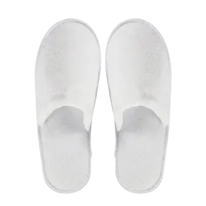 Zapatillas de terciopelo de Coral desechables con logotipo personalizado OEM, para Hotel, habitación de Hotel, Spa, invitados, OEM