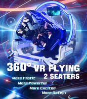 Silla de RV 360 Simulador de Realidad Virtual Máquina Arcade de Juegos Operada por Monedas Atracciones de Parque de Diversiones Cine 9D Huevo RV