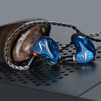 Écouteurs intra-auriculaires HiFi Bass IEM 12 BA à armature équilibrée, avec lumière pour le sport, les jeux et fonction téléphone 5G pour DJ