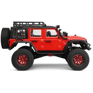 Wltoys 2428 Metal Led Lights All Terrain 1 24 Escala 4X4 Alumínio Escalada Elétrica Controle Remoto RC Mini Rastreador Veículo Brinquedo