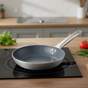 Padella antiaderente Eco-Chef in acciaio inossidabile da 8 pollici per uso su piano cottura - Product Image 3