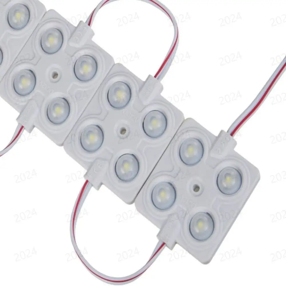 Fonte de luz modular 3030 SMD, lente de alta potência de 1,2 W, módulo de luz LED de pixel único com iluminação de borda de alto brilho DC12 V