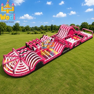 Tela Premium con Costuras Reforzadas, Obstáculo Inflable <span class=keywords><strong>de</strong></span> <span class=keywords><strong>Halloween</strong></span>, Resistente al Fuego, para Eventos y Entretenimiento, Grado Comercial, PVC <span class=keywords><strong>de</strong></span> 0.55mm - Product Image 1