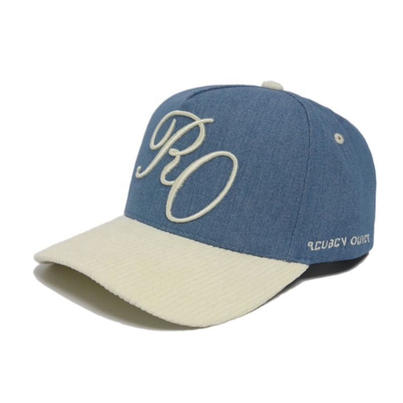 Premium Oem Custom 5 Panel Embroidered