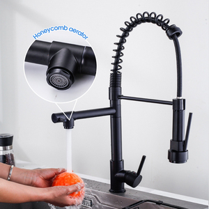 Nhà máy tùy chỉnh mùa xuân bếp Vòi với nhiều cửa hàng Pull-down phun dễ dàng làm sạch cho khách sạn cổ điển - Product Image 4