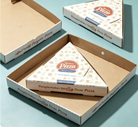 Caja de Pizza de Cartón Corrugado de Grado Alimenticio Reciclable Impresa Personalizada de 16x16 Pulgadas, Laminación Brillante/Mate, Estampado en Caliente/UV, Revestimiento Personalizado
