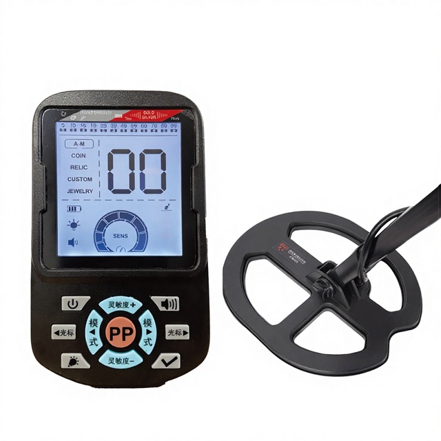 Professional Underground Metal Detector 10M Depth Waterproof Search Coil 5 Modes Treasure Hunter Gold Detector
