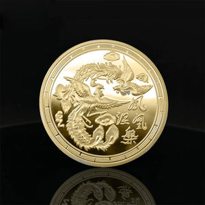 Creature mitiche Phoenix porta fortuna Phoenix modello colorato oro placcato <span class=keywords><strong>argento</strong></span> oro da collezione moneta commemorativa - Product Image 6