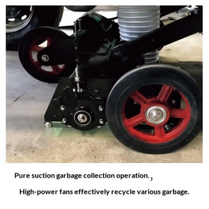 Nueva barredora eléctrica de motores para limpieza de carreteras, barredora de nieve, barredora de calles, cepillo giratorio, alta eficiencia, tanque de 460L, 1950kg - Product Image 3